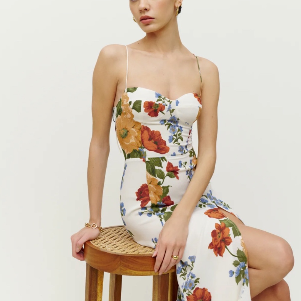 NWOT Reformation Juliette Dress - Formosa Size 6